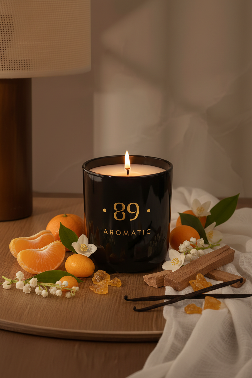 Candela Majesty Barattolo di Vetro Grande 350g
