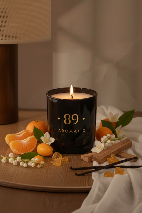 Candela Majesty Barattolo di Vetro Grande 350g